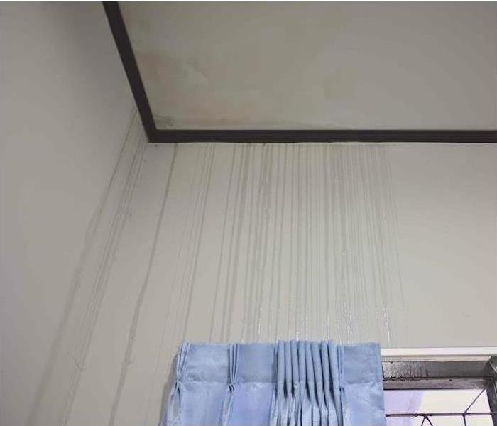 Leaking ceiling.